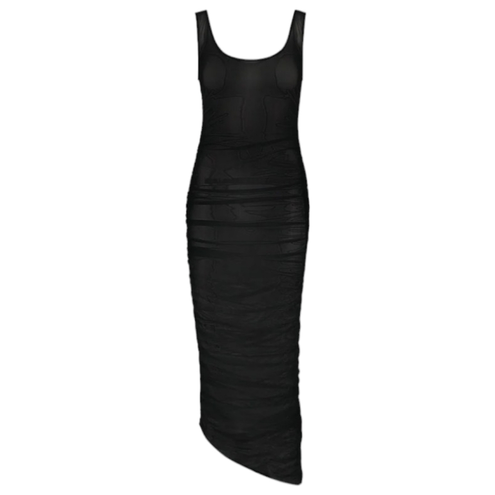 GIGI C Stevie Midi Dress, Size Medium, Black, NWT - Picture 5 of 15